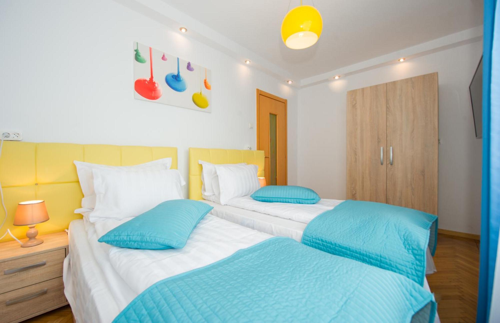 Grand Accommodation Apartments Boekarest Kamer foto